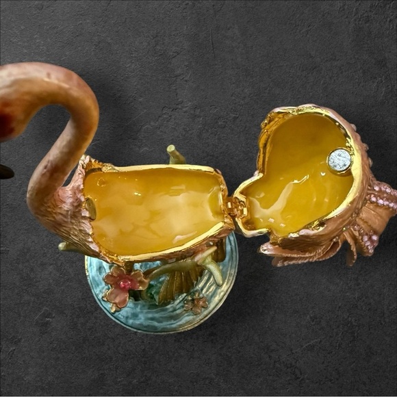 Flamingo Trinket Box - Never Used - Picture 8 of 9